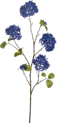 Pure Royal kunsttak hortensia 110cm donkerblauw - afbeelding 1
