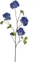 Pure Royal kunsttak hortensia 110cm donkerblauw kopen?