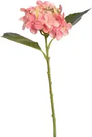 Pure Royal kunsttak hortensia 45cm roze - afbeelding 1
