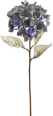 Pure Royal kunsttak hortensia 75cm blauw - afbeelding 1