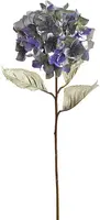 Pure Royal kunsttak hortensia 75cm blauw - afbeelding 1