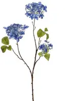Pure Royal kunsttak hydrangea 70cm donker blauw - afbeelding 1