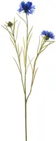 Pure Royal kunsttak korenbloem 66cm blauw - afbeelding 1