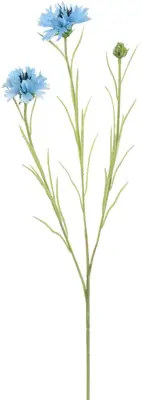 Pure Royal kunsttak korenbloem 66cm lichtblauw - afbeelding 1
