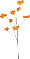 Pure Royal kunsttak lampionplant 110cm oranje - afbeelding 1