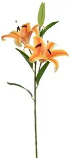 Pure Royal kunsttak lelie 87cm geel - afbeelding 1