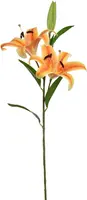 Pure Royal kunsttak lelie 87cm geel - afbeelding 1