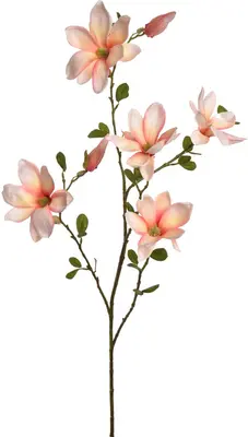 Pure Royal kunsttak magnolia 120cm koraal - afbeelding 1