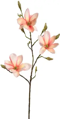 Pure Royal kunsttak magnolia 90cm koraal - afbeelding 1