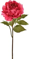 Pure Royal kunsttak pioenroos 57cm beauty - afbeelding 1