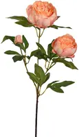 Pure Royal kunsttak pioenroos 70cm roze - afbeelding 1