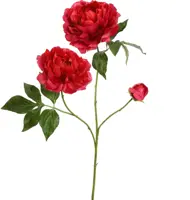 Pure Royal kunsttak pioenroos 80cm beauty - afbeelding 2