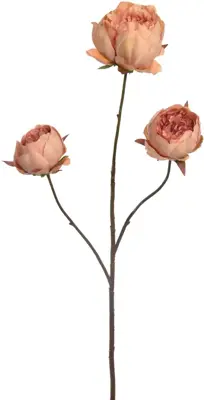 Pure Royal kunsttak pioenroos 82cm roze - afbeelding 1