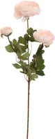 Pure Royal kunsttak ranunculus 60cm roze - afbeelding 1