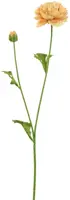 Pure Royal kunsttak ranunculus 62cm perzik - afbeelding 1