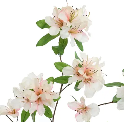 Pure Royal kunsttak rhododendron 100cm perzik - afbeelding 2