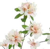 Pure Royal kunsttak rhododendron 100cm perzik - afbeelding 2