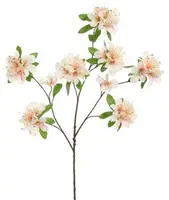 Pure Royal kunsttak rhododendron 100cm perzik - afbeelding 1