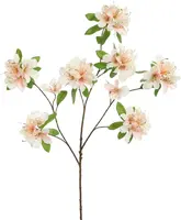 Pure Royal kunsttak rhododendron 100cm perzik - afbeelding 1