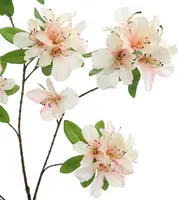 Pure Royal kunsttak rhododendron 100cm perzik - afbeelding 3
