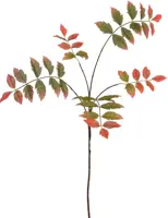 Pure Royal kunsttak rhus typhina 100cm groen, rood - afbeelding 1