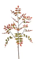 Pure Royal kunsttak rhus typhina 130cm groen, rood - afbeelding 1