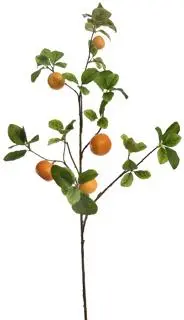 Pure Royal kunsttak tak 104cm oranje - afbeelding 1