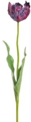 Pure Royal kunsttak tulp 66cm paars - afbeelding 1