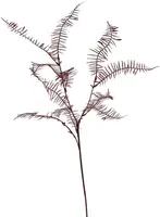 Pure Royal kunsttak varen 75cm rood - afbeelding 1
