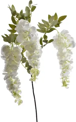 Pure Royal kunsttak wisteria 98cm crème - afbeelding 1