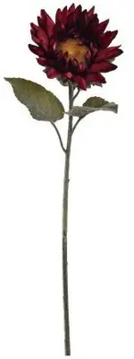 Pure Royal kunsttak zonnebloem 70cm bordeaux - afbeelding 1