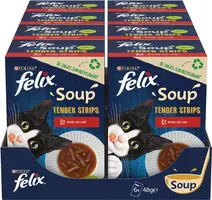 PURINA® FELIX® Soup Filets met Rund, met Kip, met Lam 6x48g - afbeelding 10