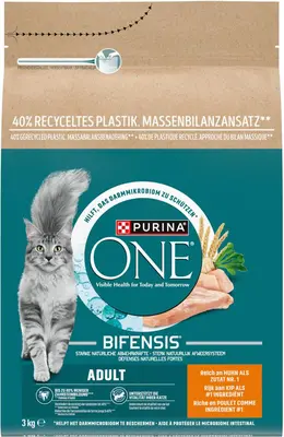 Purina One Adult kattenvoer kip 3kg - afbeelding 3