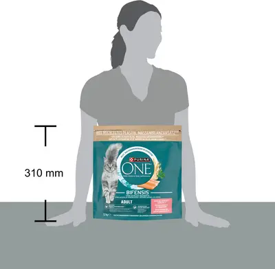 Purina One Adult kattenvoer zalm 1,5kg - afbeelding 2