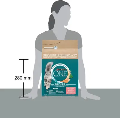 Purina One Adult kattenvoer zalm 3kg - afbeelding 4