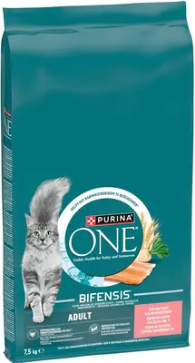 PURINA ONE Adult Rijk aan Zalm kattenvoer 7,5kg - afbeelding 3