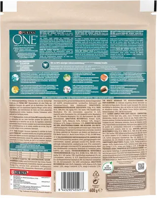 Purina ONE BIFENSIS Graan vrij Adult Rijk aan Zalm kattenvoer 600g - afbeelding 2