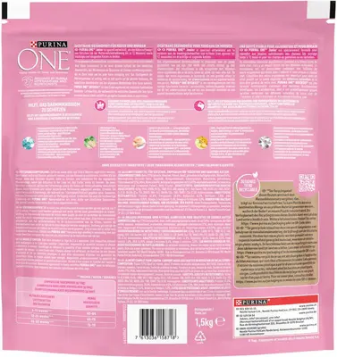 Purina One junior kattenvoer kip & rijst 1,5kg - afbeelding 2