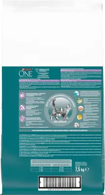 PURINA ONE Sensitive Rijk aan Kalkoen kattenvoer 7,5kg - afbeelding 2