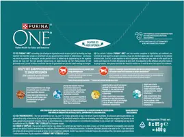 PURINA ONE Sterilcat Fijne Malse Reepjes in Saus met Zalm, Kalkoen kattenvoer 8x85g - afbeelding 5