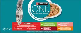 Purina One Sterilcat multipack rund, kalkoen & kip 40 x 85g - afbeelding 2