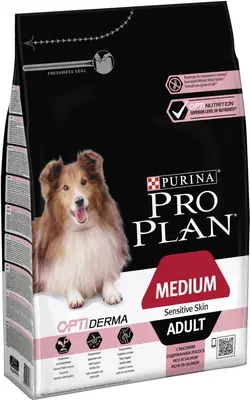PURINA® PRO PLAN® Medium Adult Hond Sensitive Skin Rijk aan Zalm - afbeelding 9
