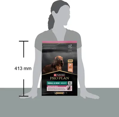 PURINA PRO PLAN Small & Mini Adult Hond Sensitive Skin Rijk aan Zalm - afbeelding 4