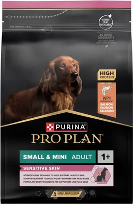 PURINA PRO PLAN Small & Mini Adult Hond Sensitive Skin Rijk aan Zalm - afbeelding 1