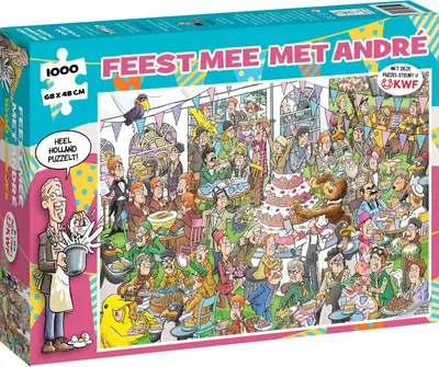Puzzel andré van duin - feest mee met andré 1000st  - afbeelding 1