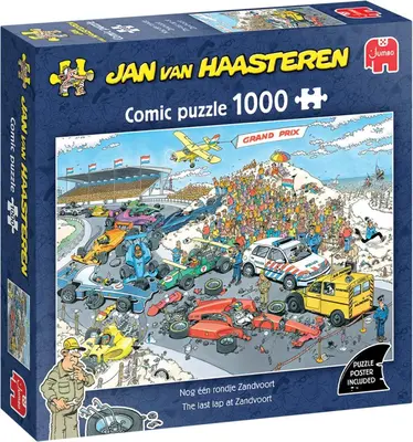 Puzzel jan van haasteren - nog één rondje zandvoort - 1000 st.  - afbeelding 1