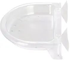 Raamfeeder bordeaux l17.8b3.8h13.5cm - afbeelding 1