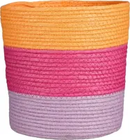 Rachel mand oranje fsc mix - h23xd23cm - afbeelding 1