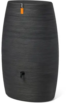 Regenton Rib 400L zwart - afbeelding 1