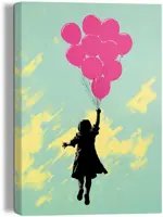 Reinders schilderij canvas balloons up 20x30cm colourful - afbeelding 1